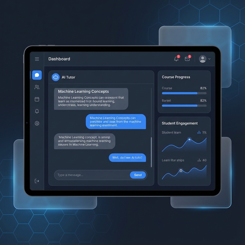 AI Chatbot Dashboard for Online Education